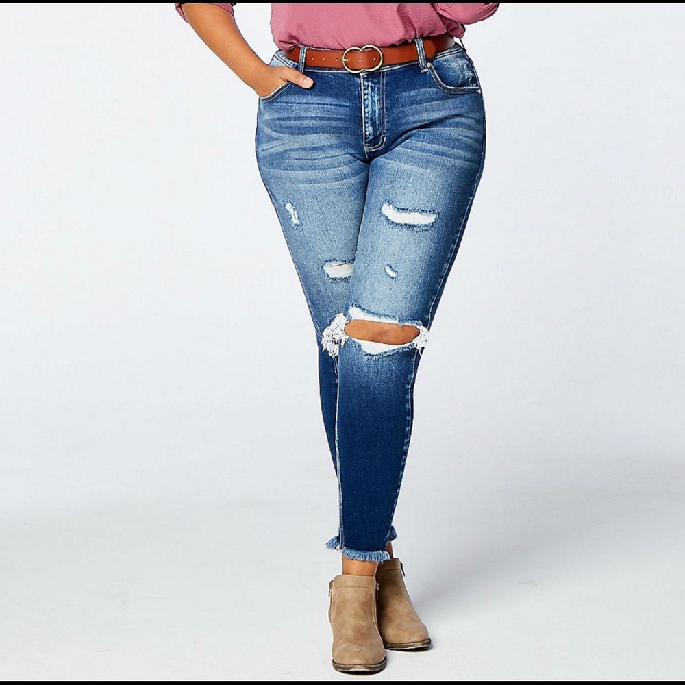 Kancan for Maurice’s Curvy High Rise Skinny Jeans